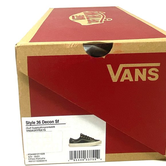 VANS Style 36 Decon SF Black Sneakers Patent Leather Women's Size 8 VN0A5HYRA1G - Picture 10 of 11